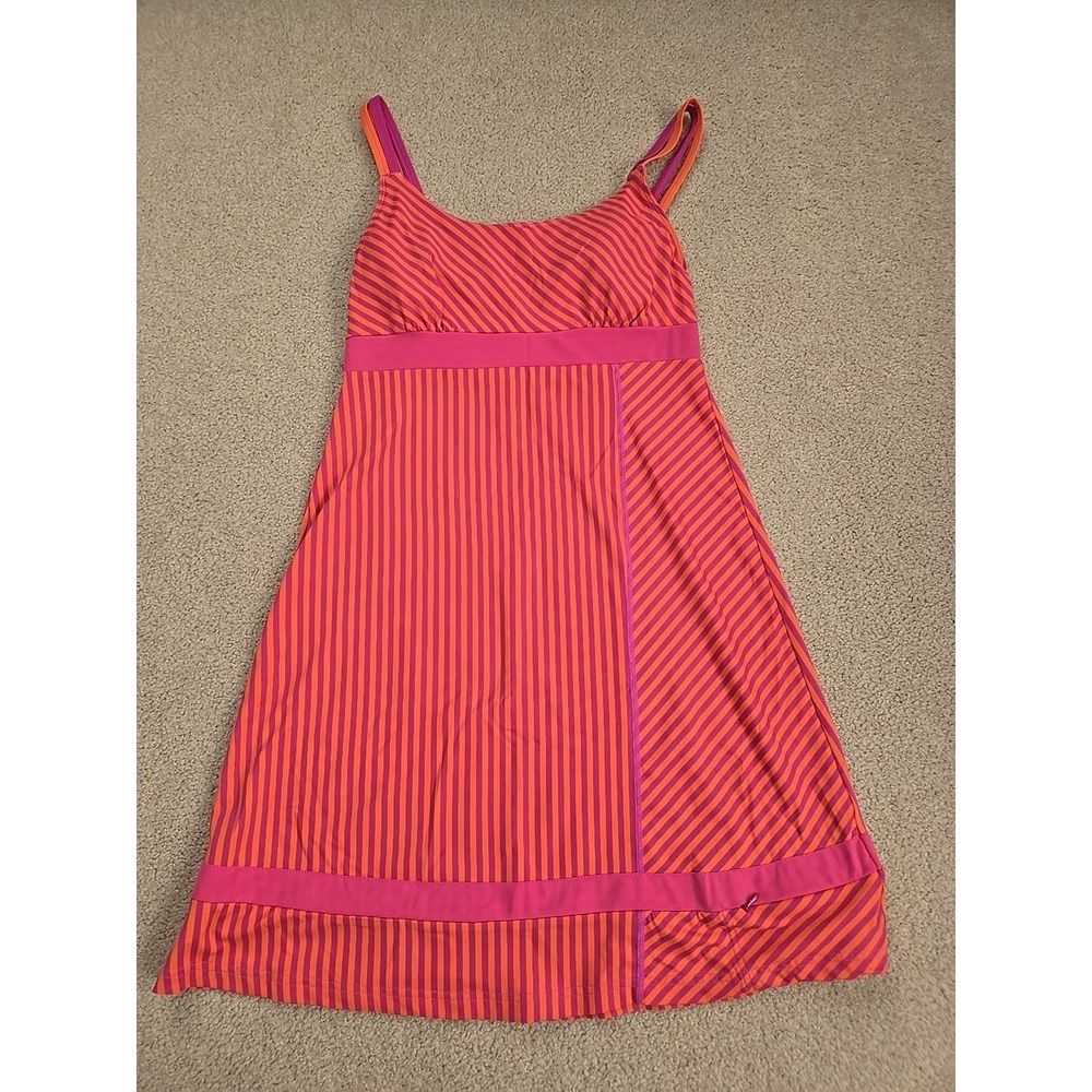 Title Nine Dress S Stripe Mini Tank Pickleball Golf Tennis Active Diamalette